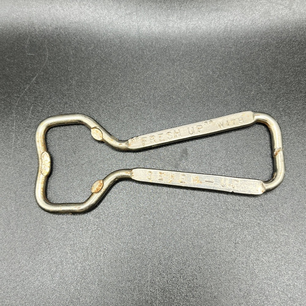 Vintage‎ Seven Up Bottle Opener Fresh Up With 7 Up Soda Pop Advertising Retro